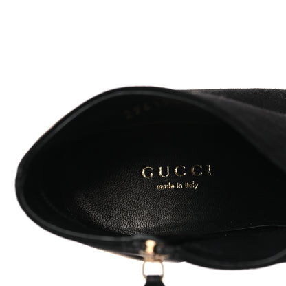 Gucci Suede Ankle Boots 39.5 Black Multicolor 8 of 9