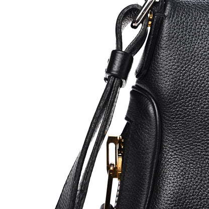 Tom Ford Grained Calfskin Medium Jennifer Crossbody Bag Black 14 of 17