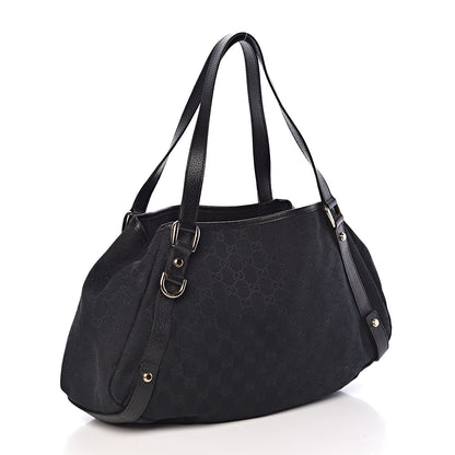 Gucci Monogram Medium Abbey Shoulder Bag Black 3 of 10
