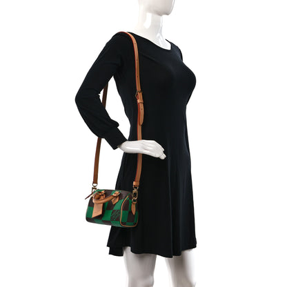 Louis Vuitton Damier Pop Speedy Bandouliere 18 Green 2 of 9