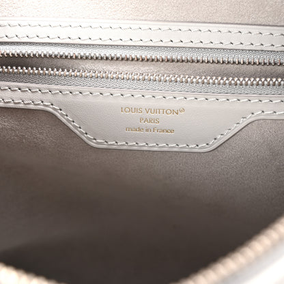 Louis Vuitton Calfskin Minigram Speedy Soft 30 Cloud Gray 6 of 9