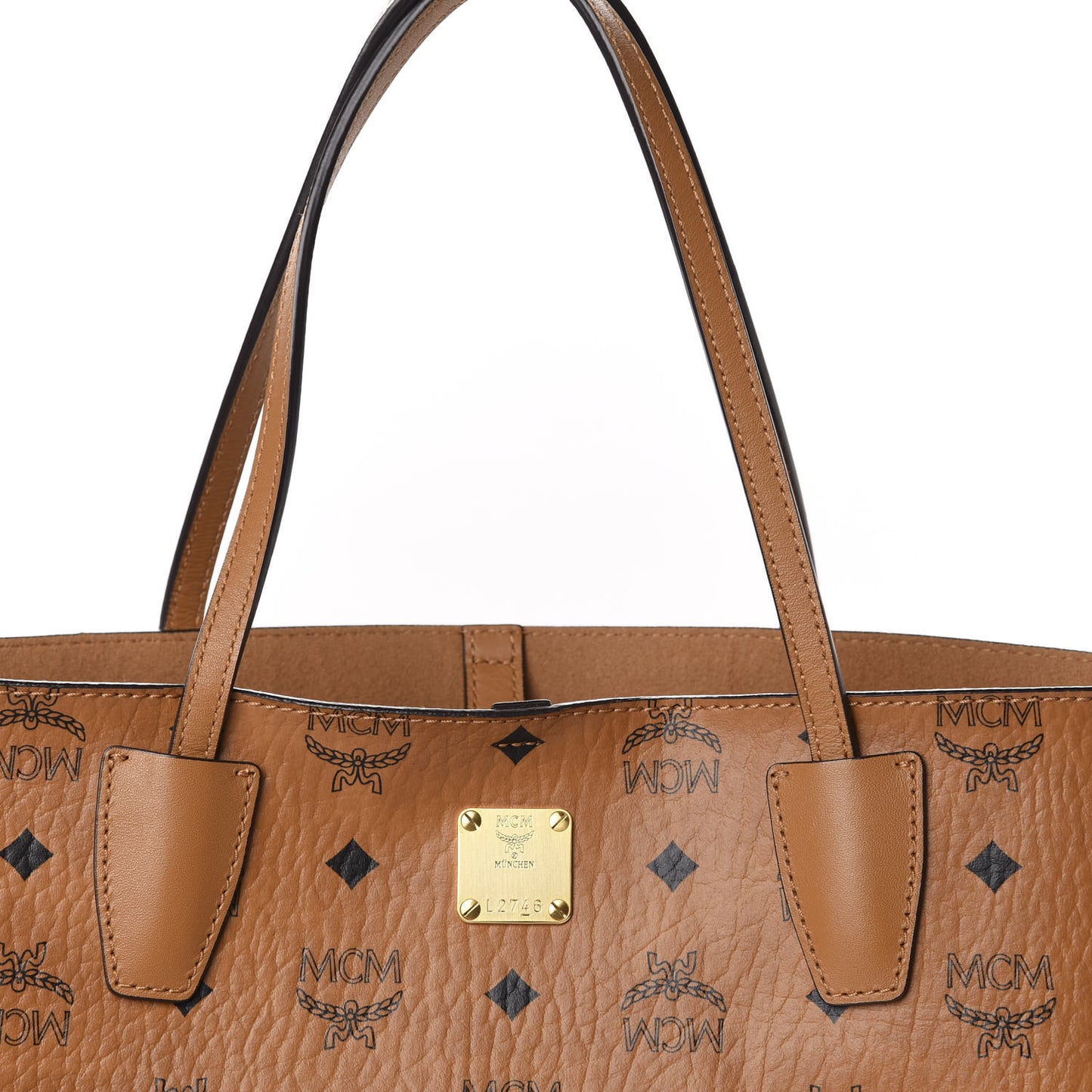 Visetos Small Project Tote Cognac