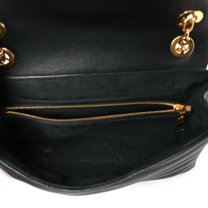 Louis Vuitton Calfskin LV New Wave Chain Bag Black 5 of 8