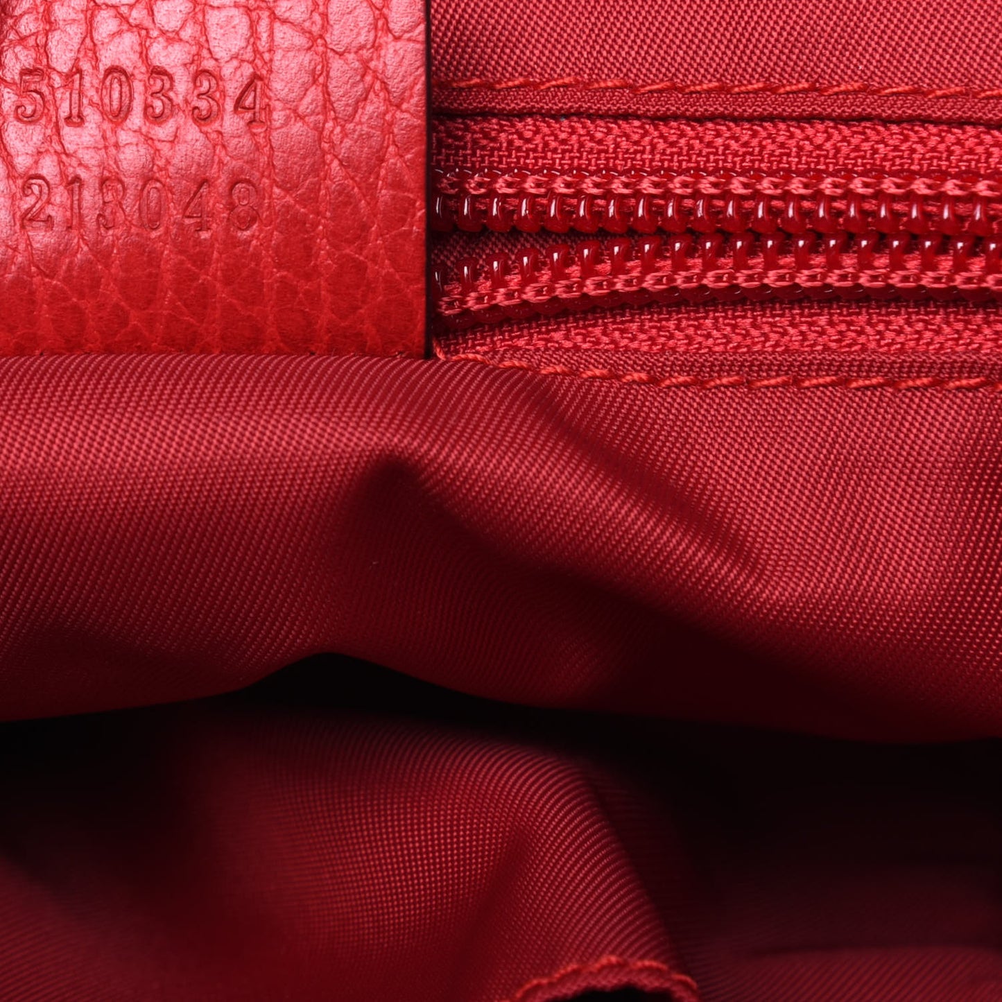 Nylon Monogram Double Buckle Flap Messenger Bag Vibrant Red
