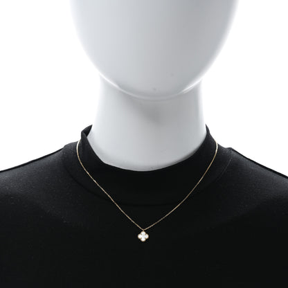 Van Cleef & Arpels VAN CLEEF & ARPELS 18K Yellow Gold Mother of Pearl Sweet Alhambra Pendant Necklace 2 of 5