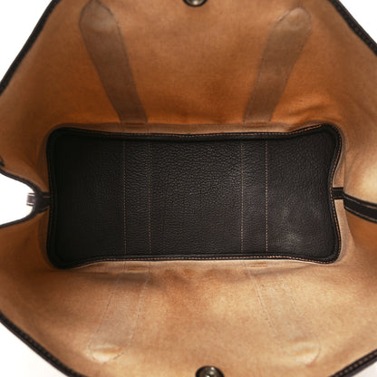 Hermes Toile Buffle Gala Garden Party Tote 36 MM Marron Fonce 5 of 12