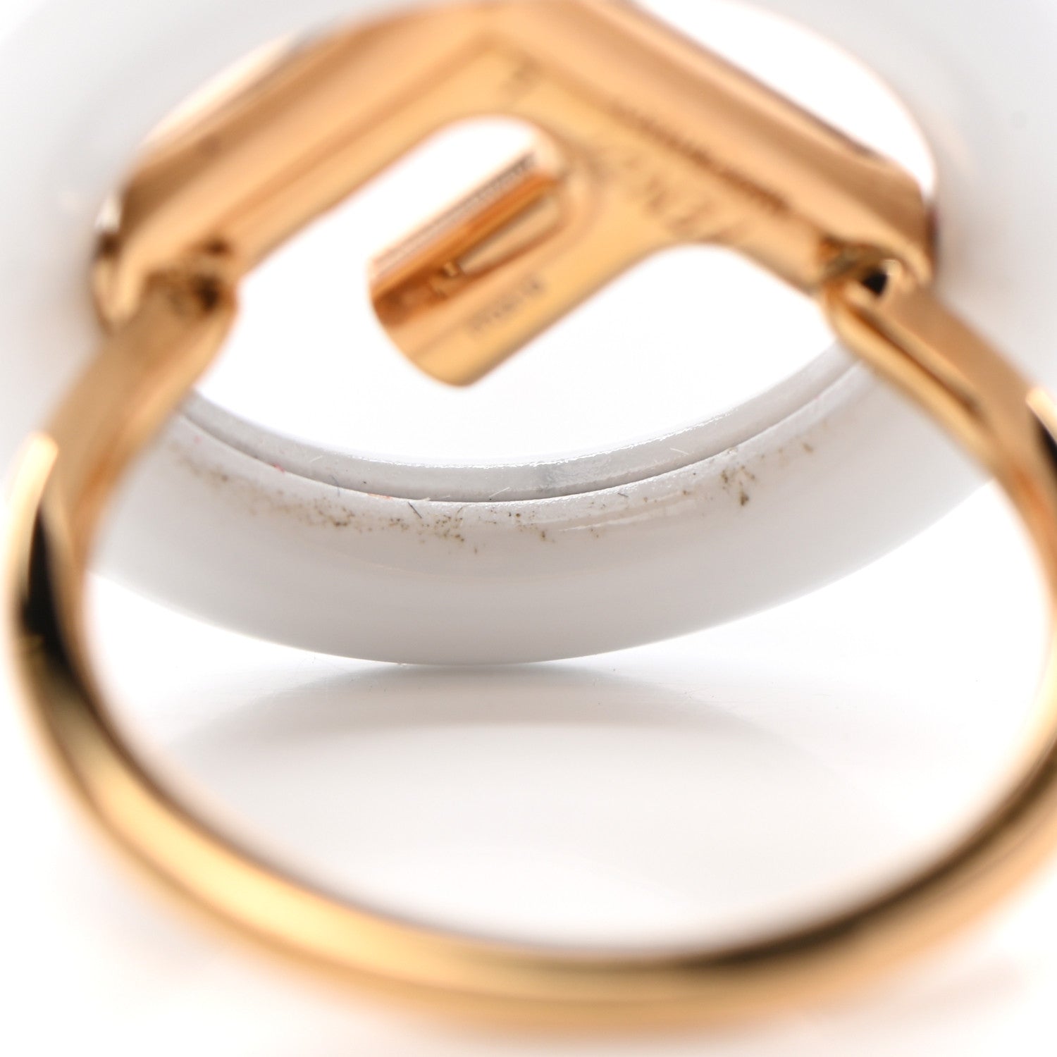Fendi Metal Resin F is Fendi Ring Gold 5 of 6