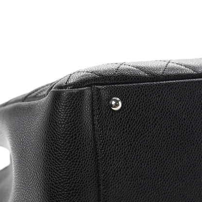 Chanel Caviar Quilted XL Grand Shopping Tote GST Black 11 of 15