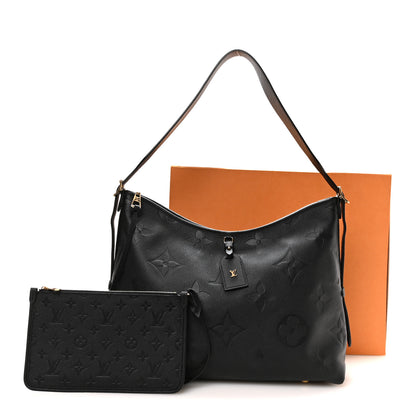 Louis Vuitton Empreinte Monogram Giant Carryall MM Black 11 of 11
