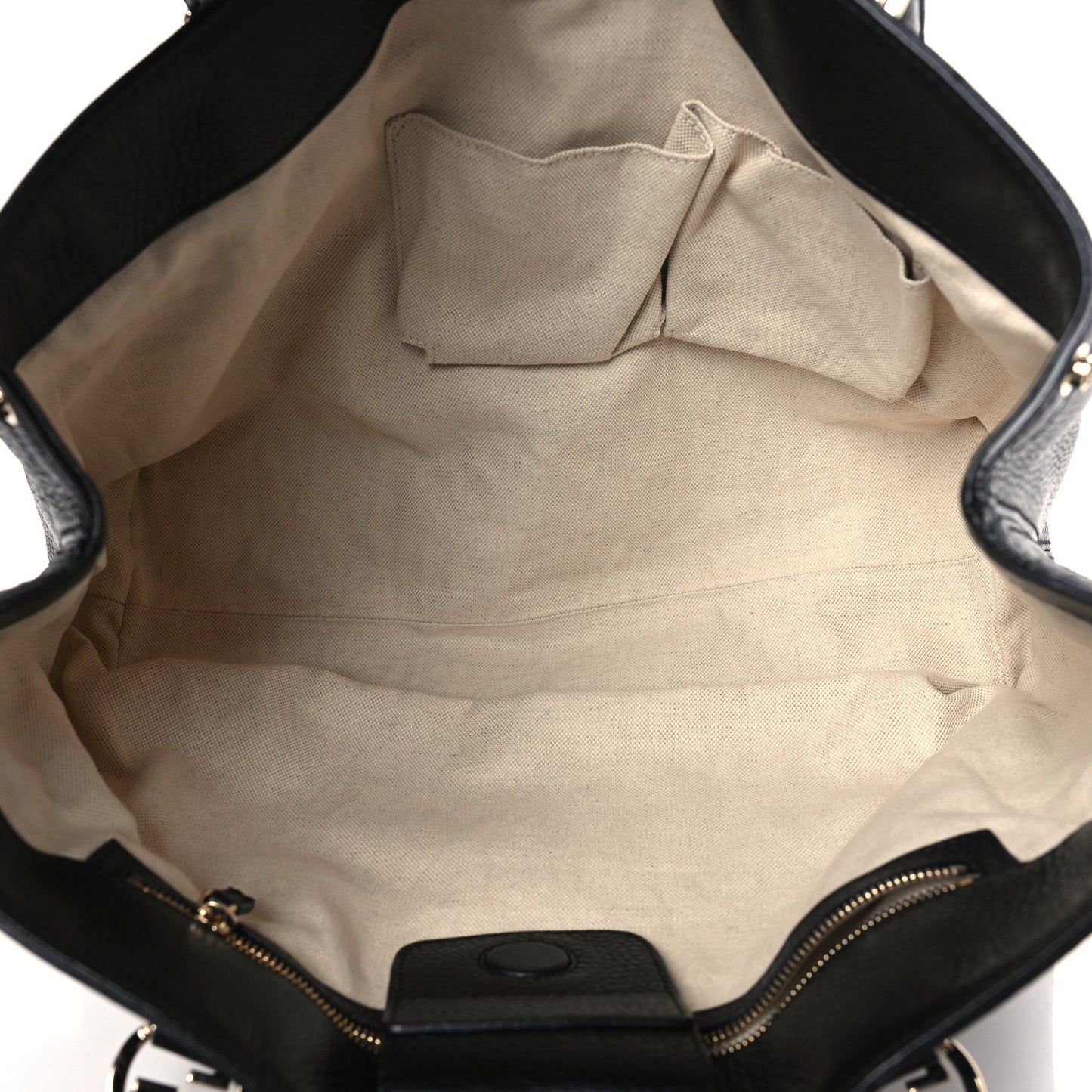 Pebbled Calfskin Old Libeccio Miss GG Tote Black