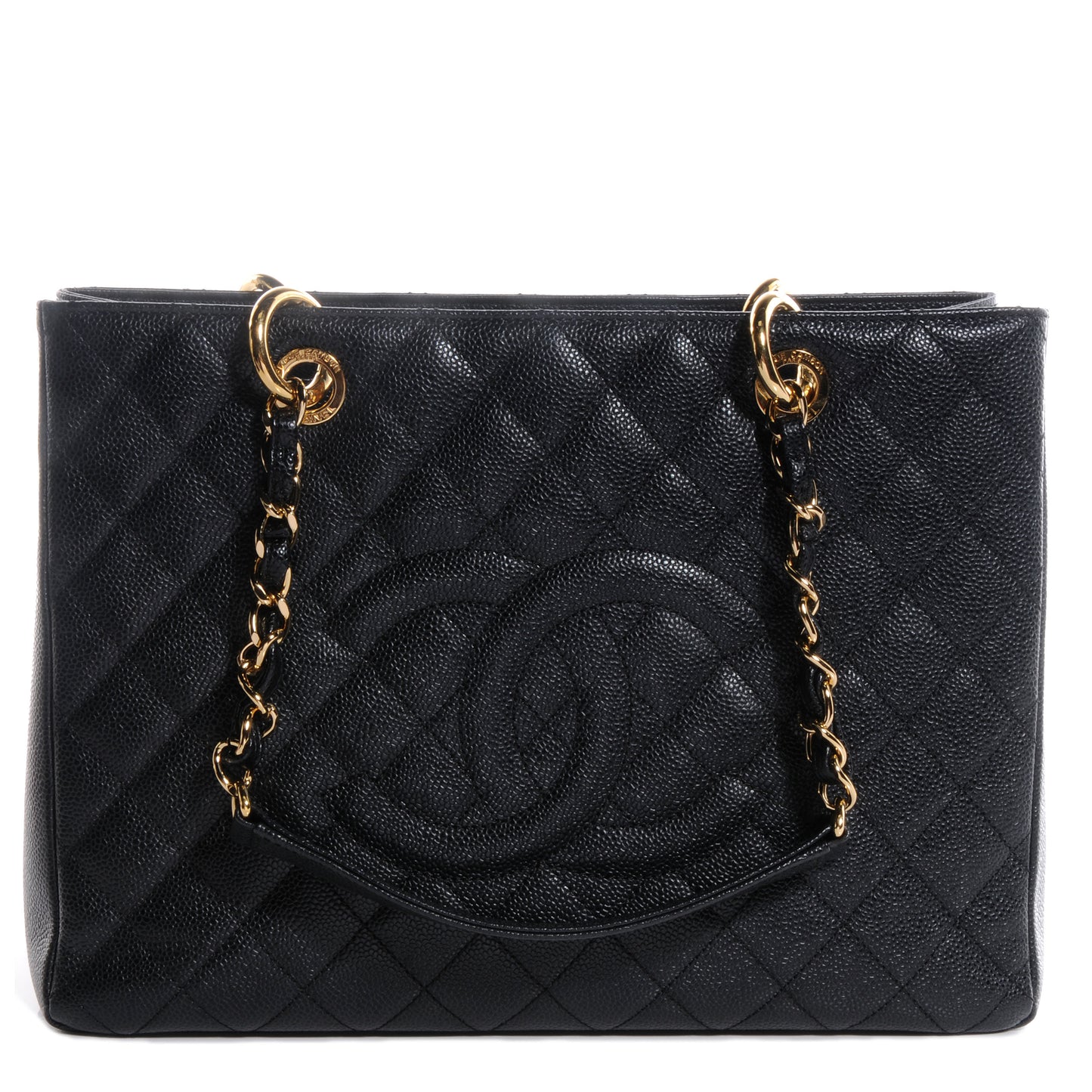 Caviar Grand Shopping Tote GST Black