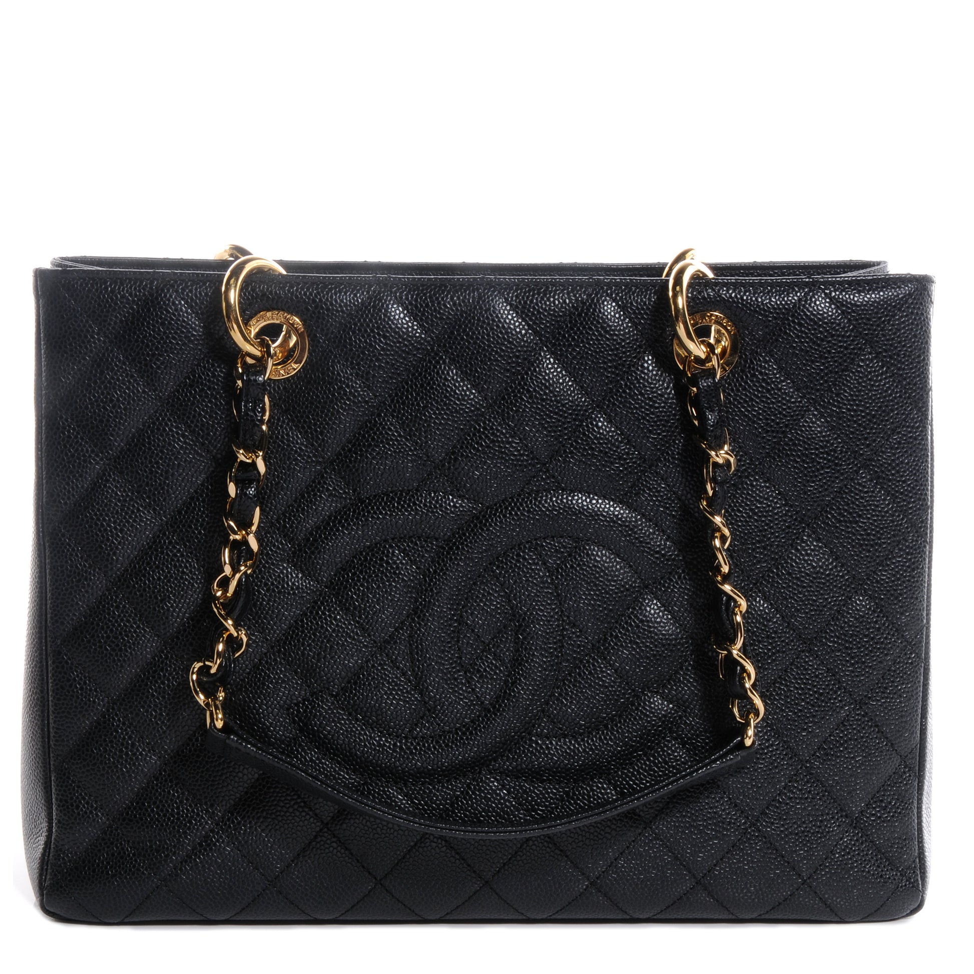 Chanel Caviar Grand Shopping Tote GST Black 1 of 9