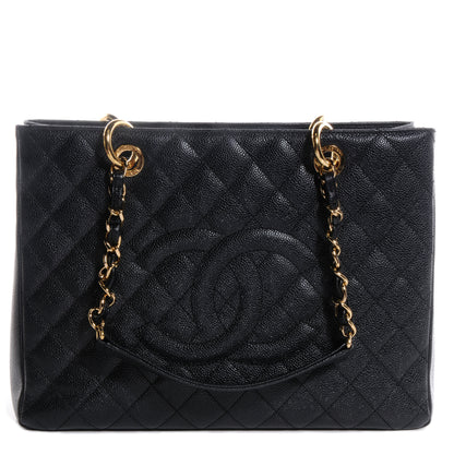 Chanel Caviar Grand Shopping Tote GST Black 1 of 9