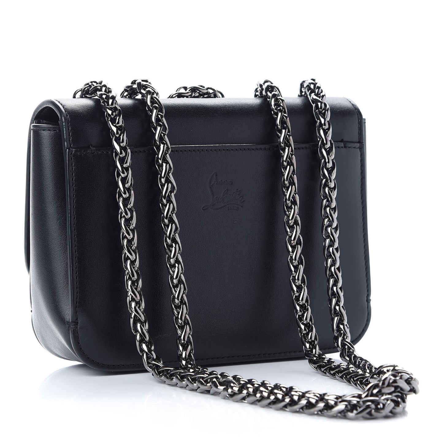 Calfskin Baby Sweety Charity NV Shoulder Bag Black