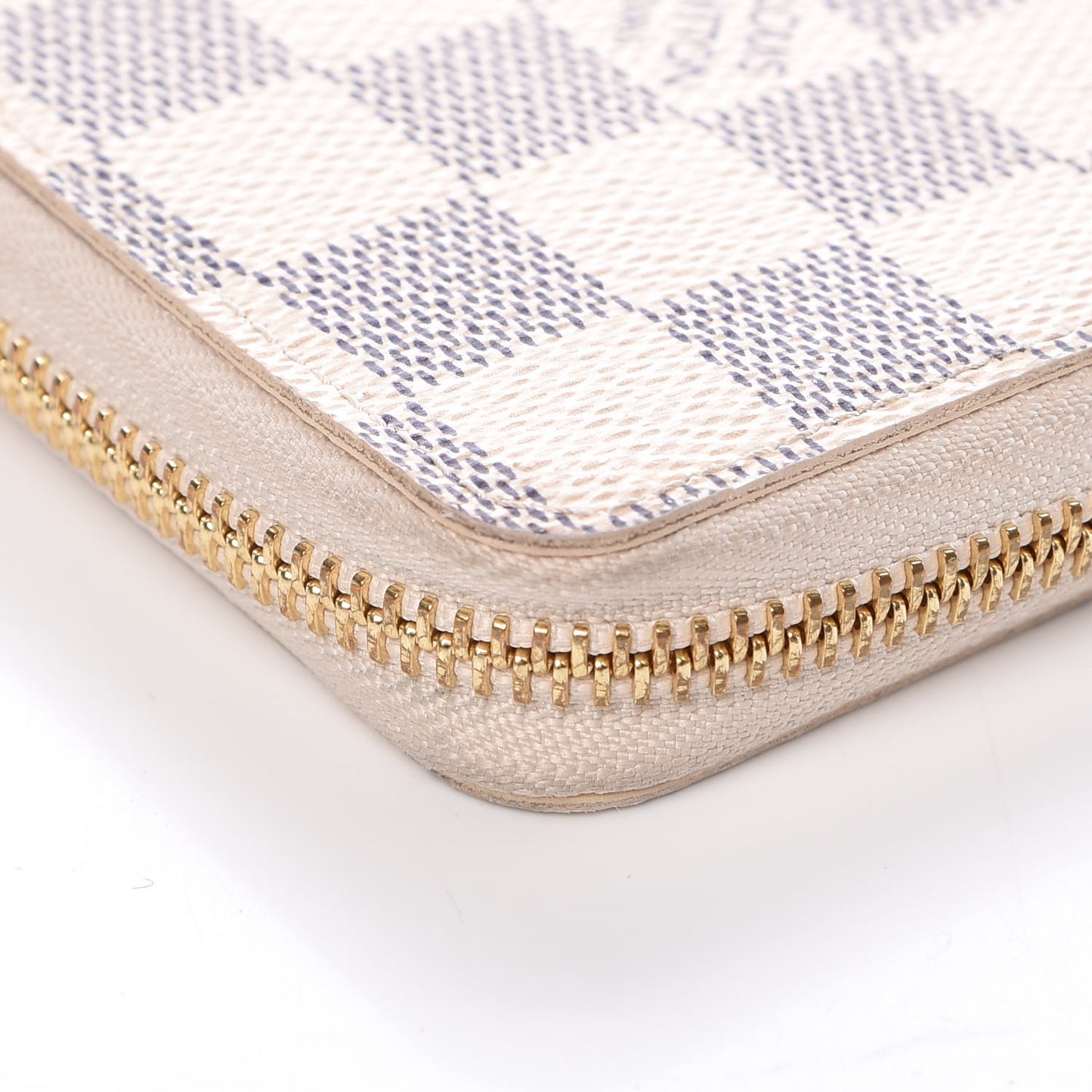 Damier Azur Clemence Wallet Rose Ballerine