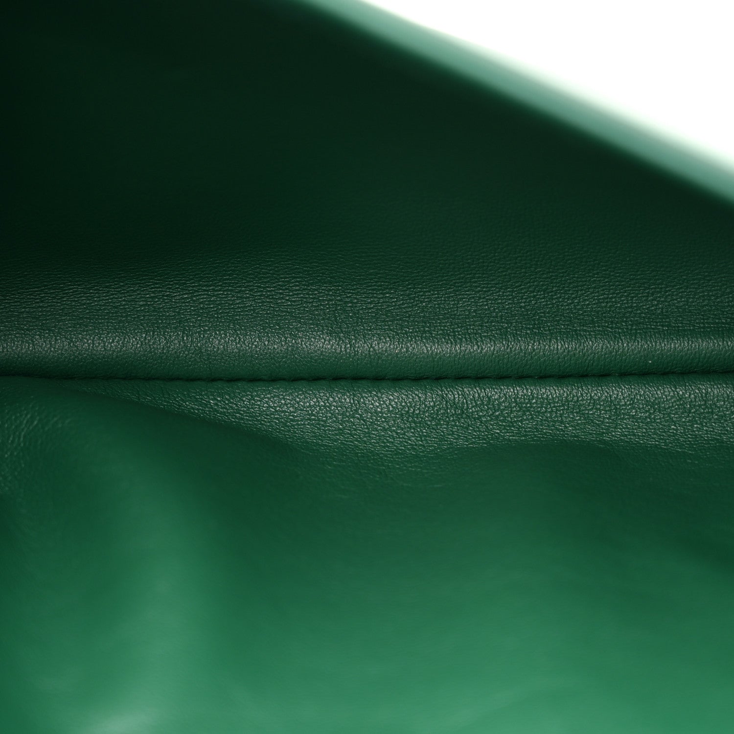 Gucci Roxy Calfskin Blondie Chain Shoulder Flap Bag Emerald 5 of 12