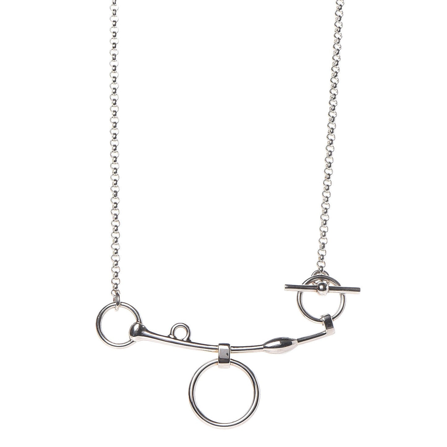 Sterling Silver Mors de Bride Long Necklace