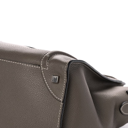 Celine Drummed Calfskin Mini Luggage Souris 11 of 17