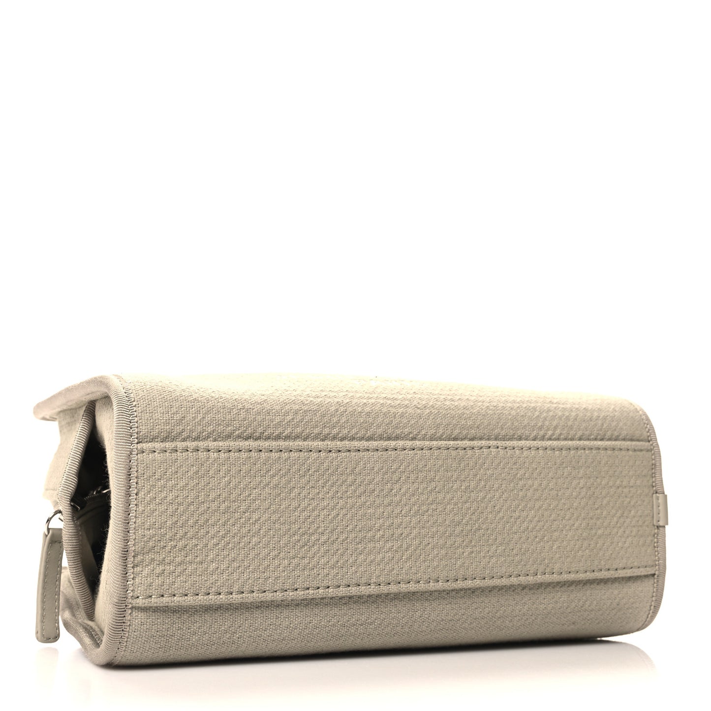 Canvas Deauville Small Bowling Bag Grey