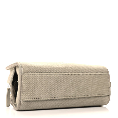 Chanel Canvas Deauville Small Bowling Bag Grey 4 of 10