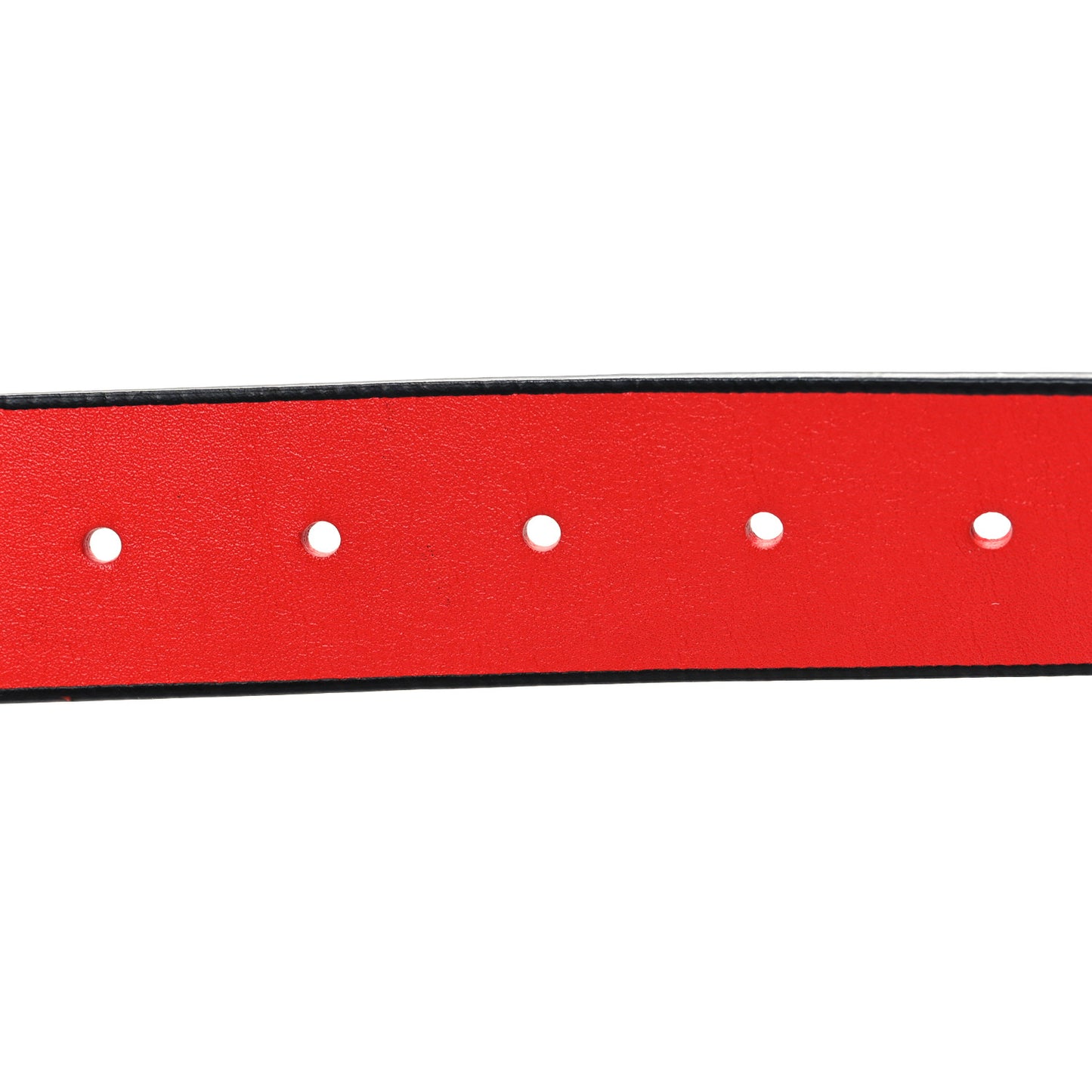 Calfskin 40mm LV Initiales Belt 90 36 Coquelicot Black