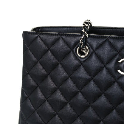 Chanel Calfskin Quilted Large Classic Shopping Tote Black 11 of 11