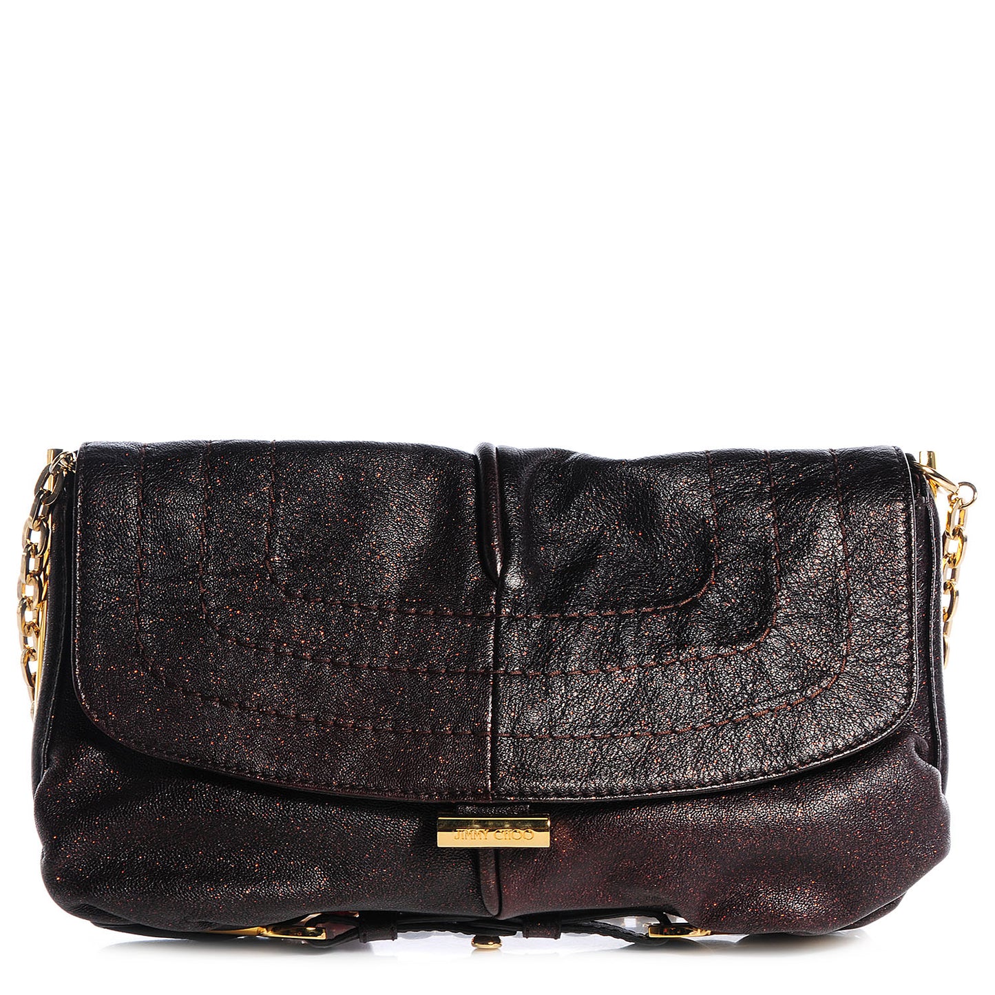 Glitter Calfskin Arad Brown