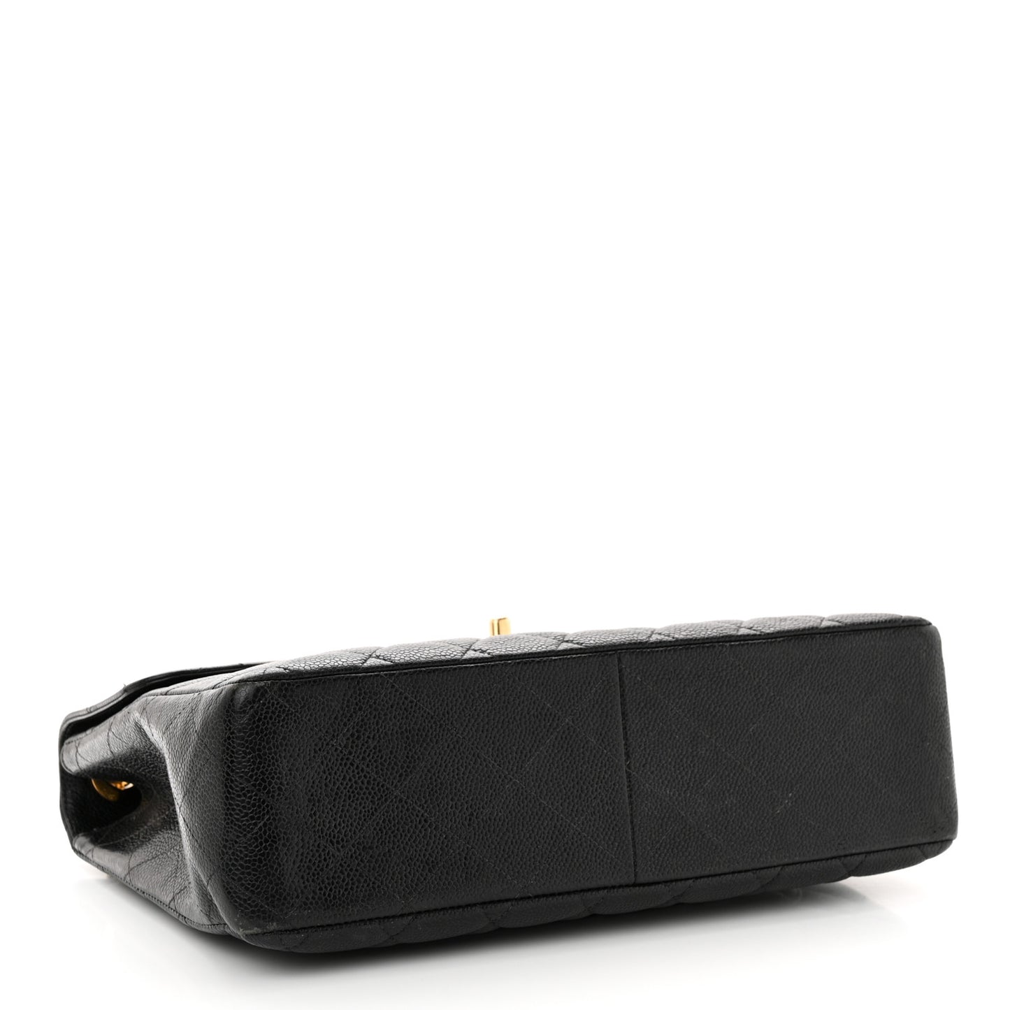 Caviar Quilted Jumbo Single Flap Black