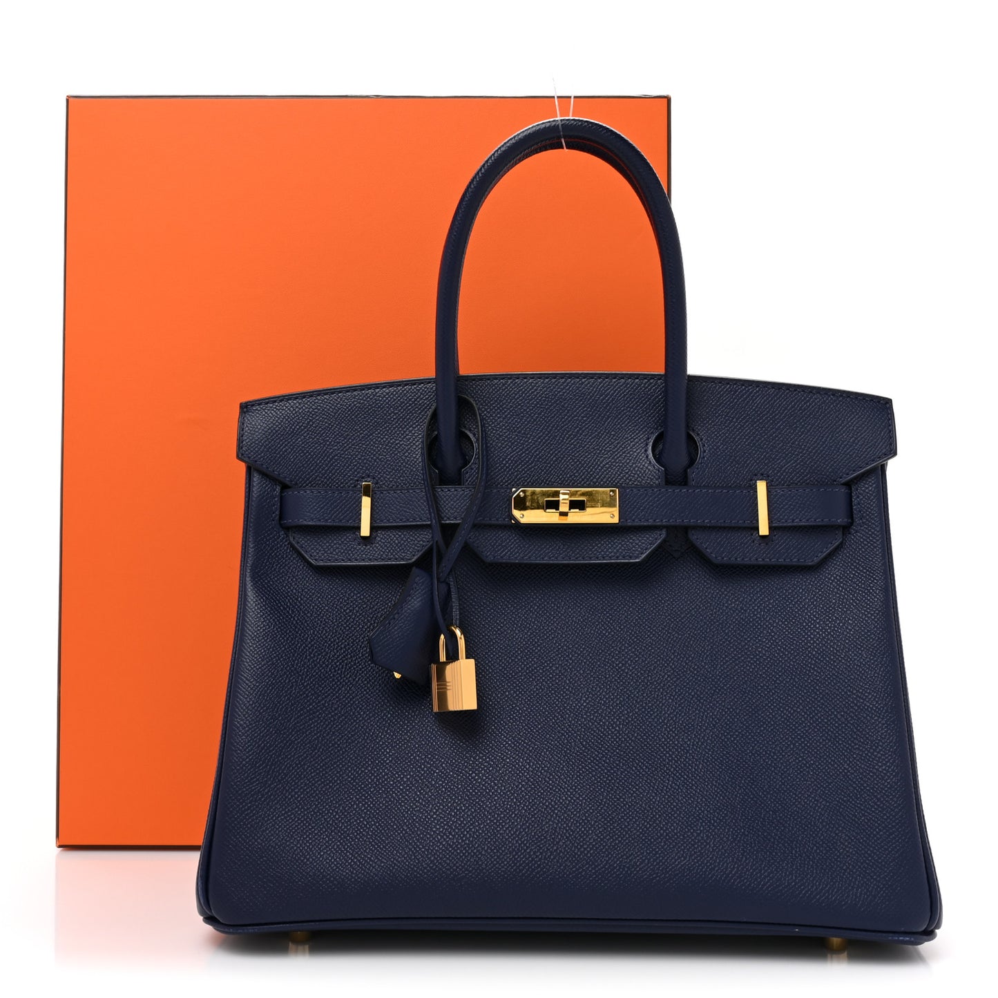 Epsom Birkin 30 Bleu Saphir