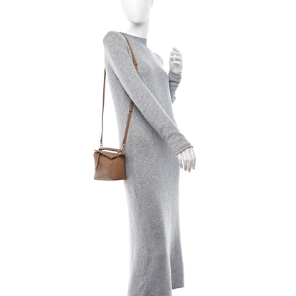 Loewe Calfskin Mini Puzzle Edge Bag Toffee 2 of 12