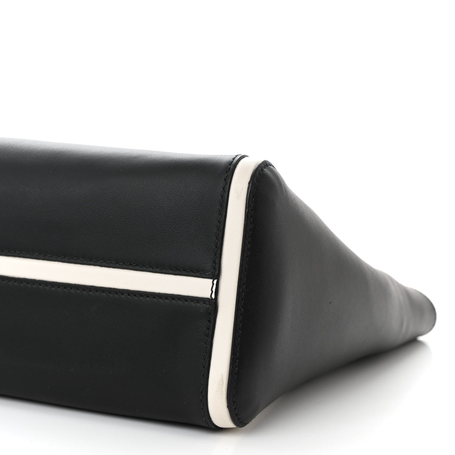 Prada Grace Lux Light Small Ouverture Shoulder Bag Black White 11 of 11