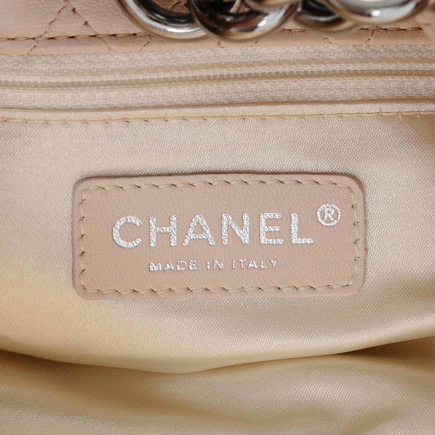 Chanel Lambskin Small Soft and Chain Hobo Beige 6 of 7