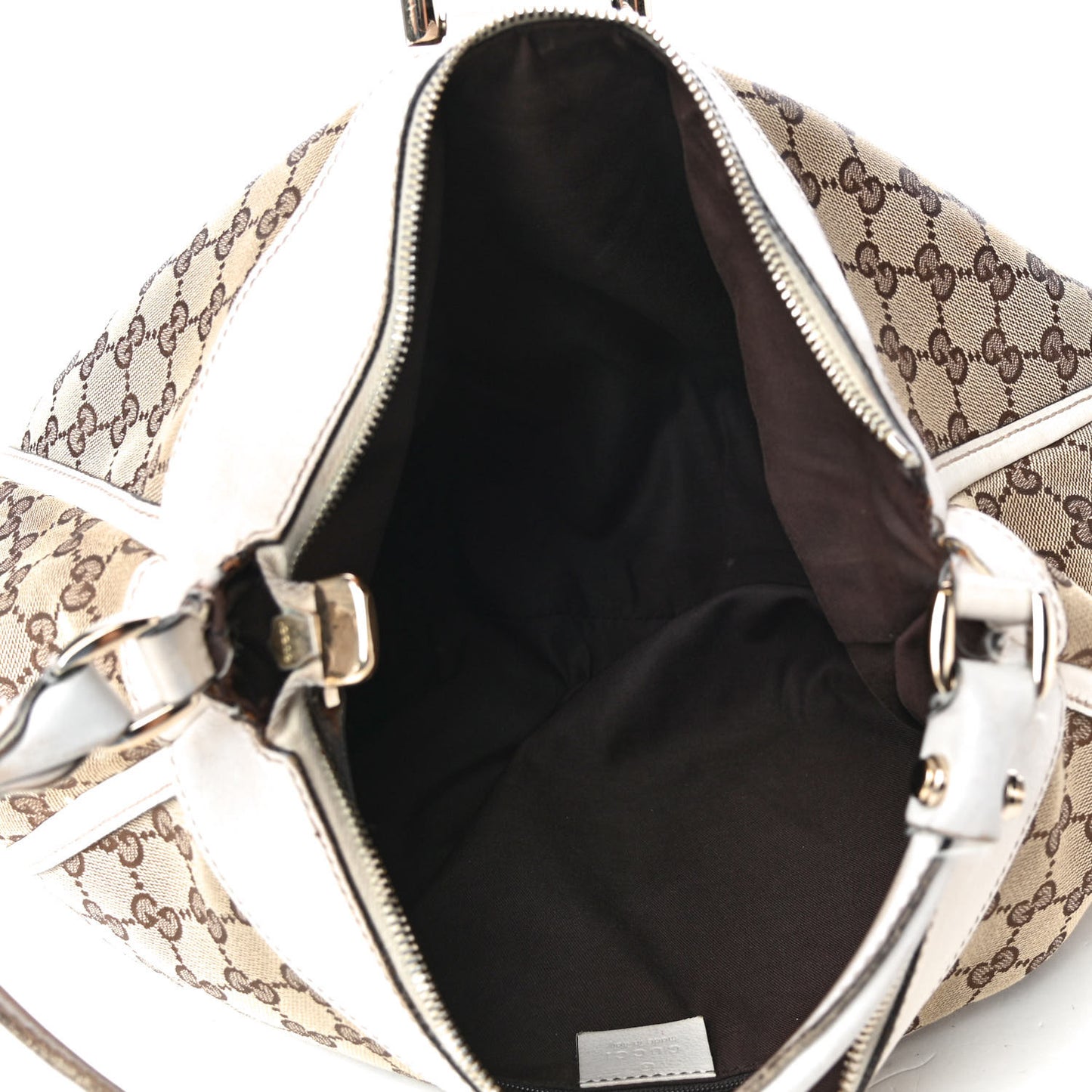 Monogram Large D Gold Hobo Off White