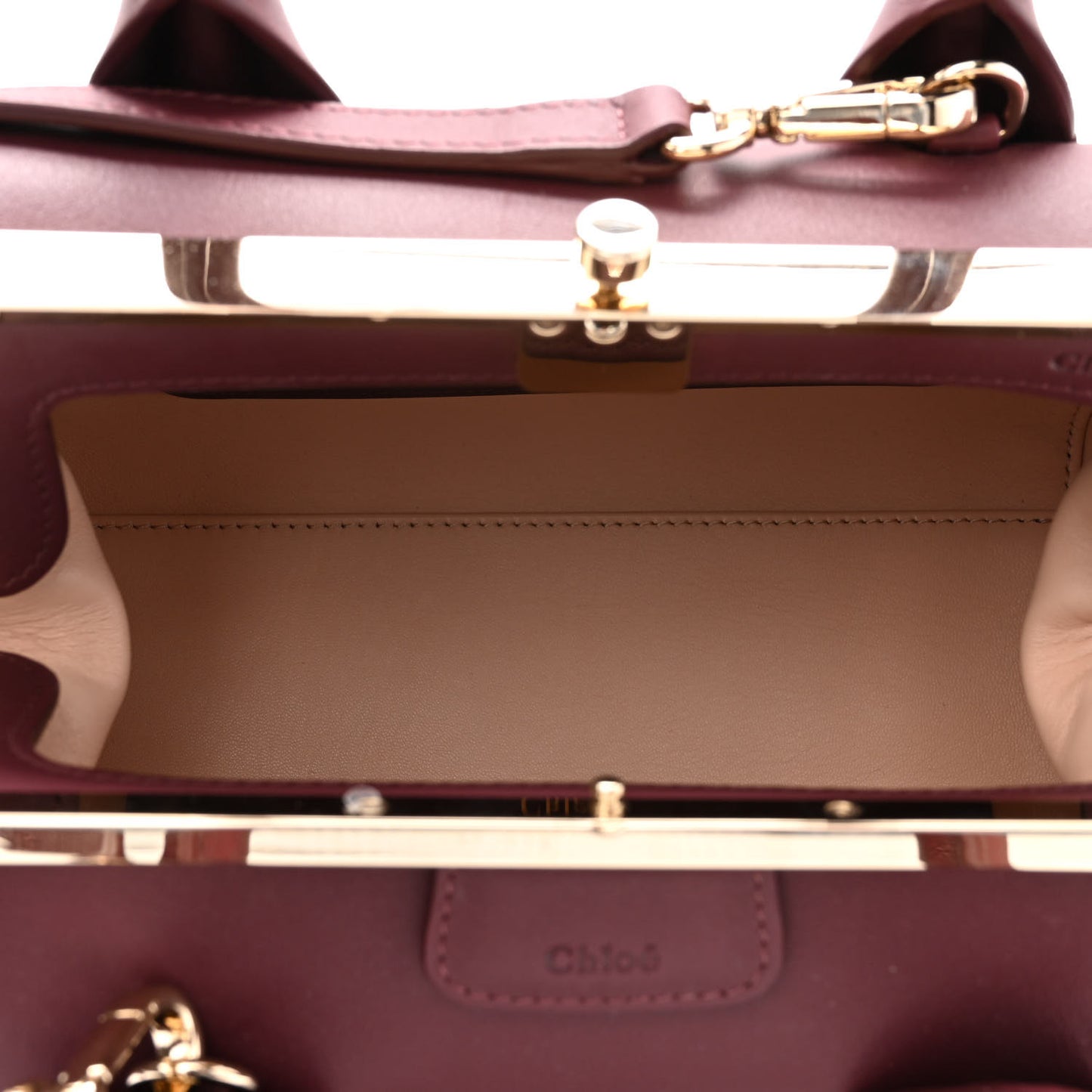 Calfskin Small Joyce Burgundy