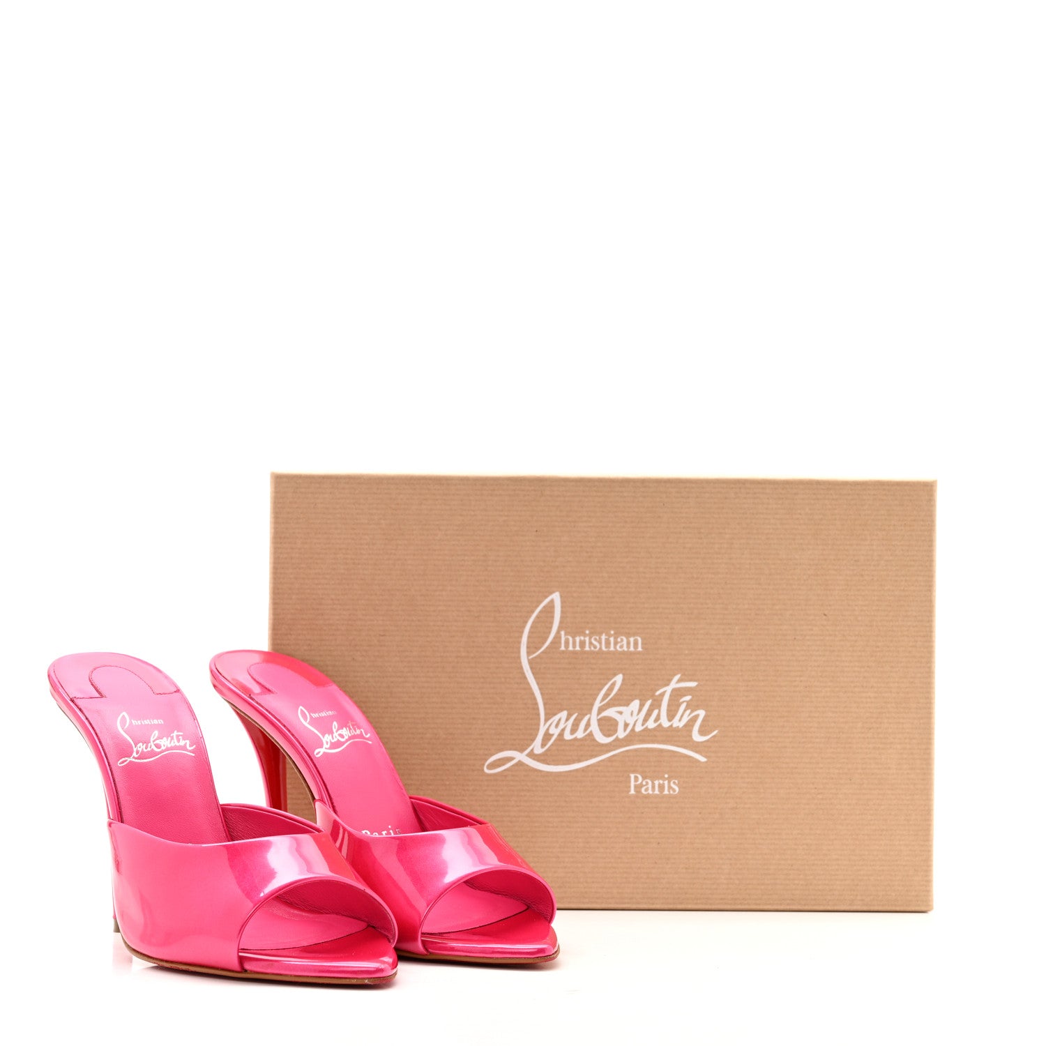 Christian Louboutin Patent Perle Miss Z 100 Mule 36 Pinup 11 of 11