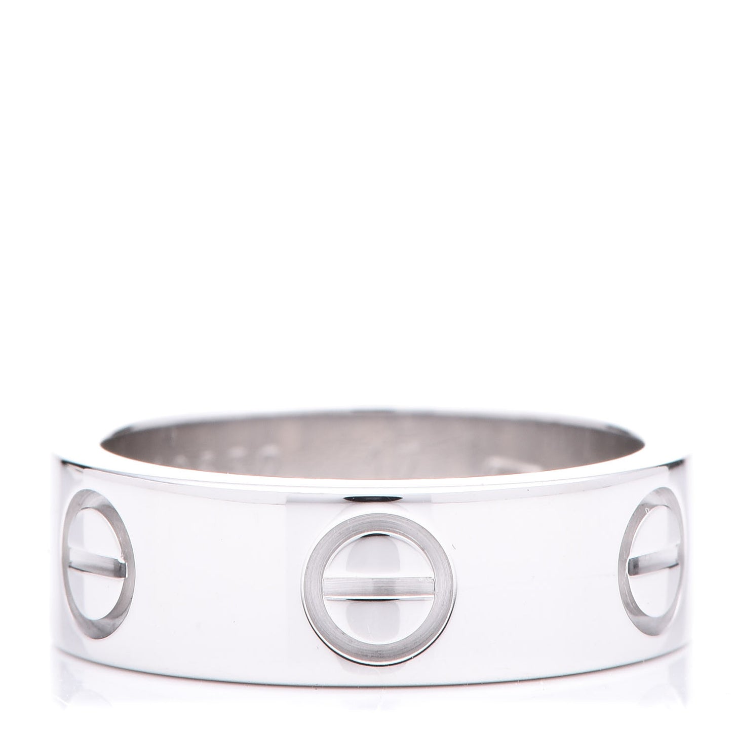 18K White Gold 5.5mm LOVE Ring 47 4