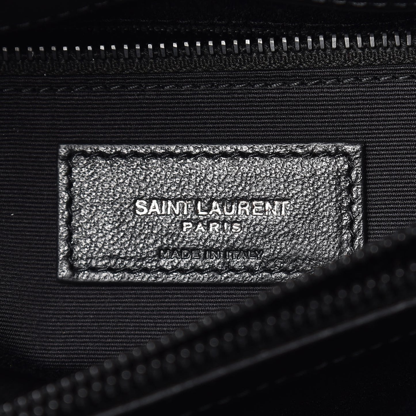 Calfskin Y Quilted Monogram Medium Loulou Chain Satchel Black