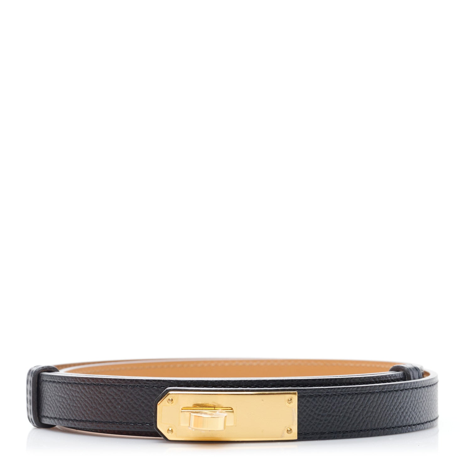 Hermes Epsom Kelly Belt Black 1 of 6