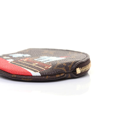 Louis Vuitton Monogram 2017 Christmas Animation Round Coin Purse 7 of 11