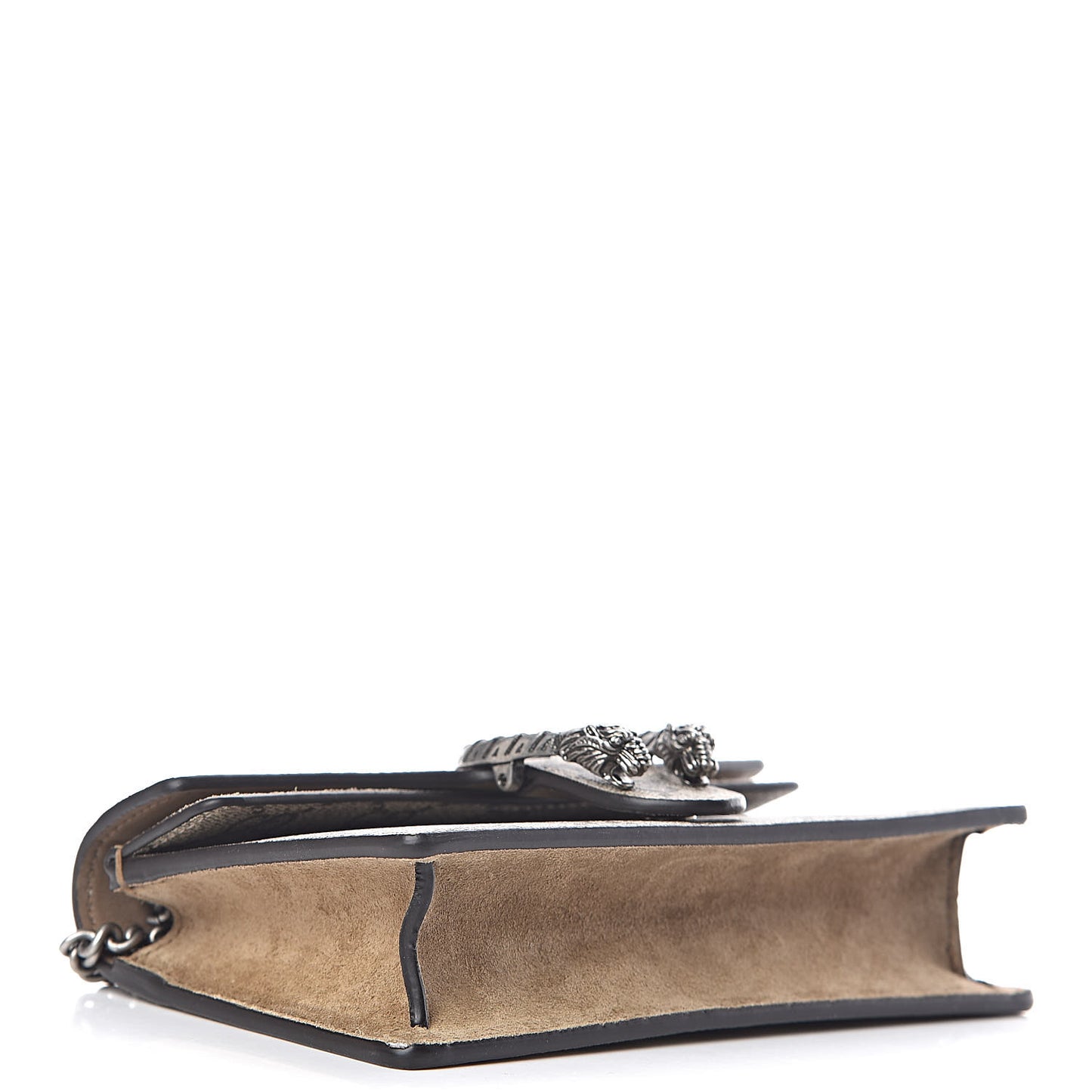 GG Supreme Monogram Super Mini Dionysus Shoulder Bag Taupe