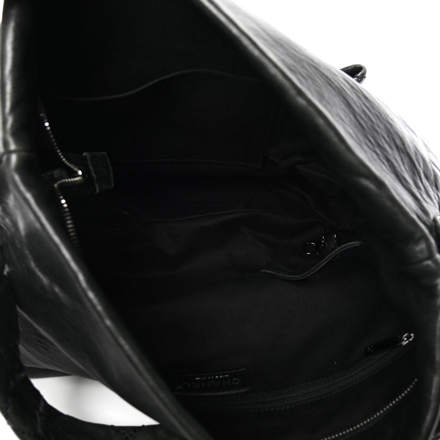 Chanel Lambskin Quilted 8 Knots Hobo Black 4 of 5
