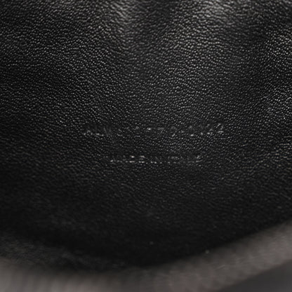 Saint Laurent Grain De Poudre Matelasse Monochrome Monogram Mini Lou Camera Bag Black 7 of 11