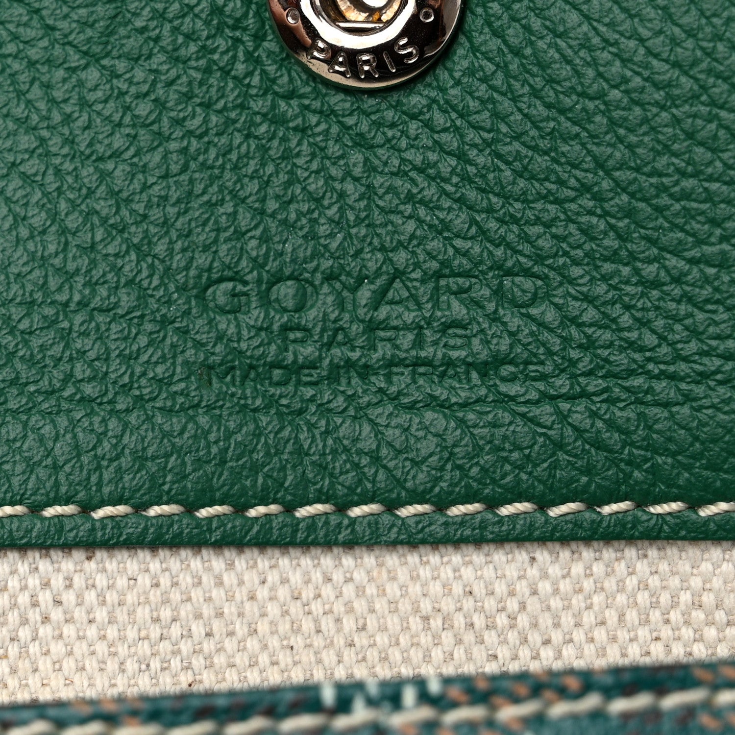 Goyard Goyardine Saint Louis GM Green 7 of 15
