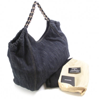 Chanel Denim XL Coco Cabas Tote Blue 3 of 14