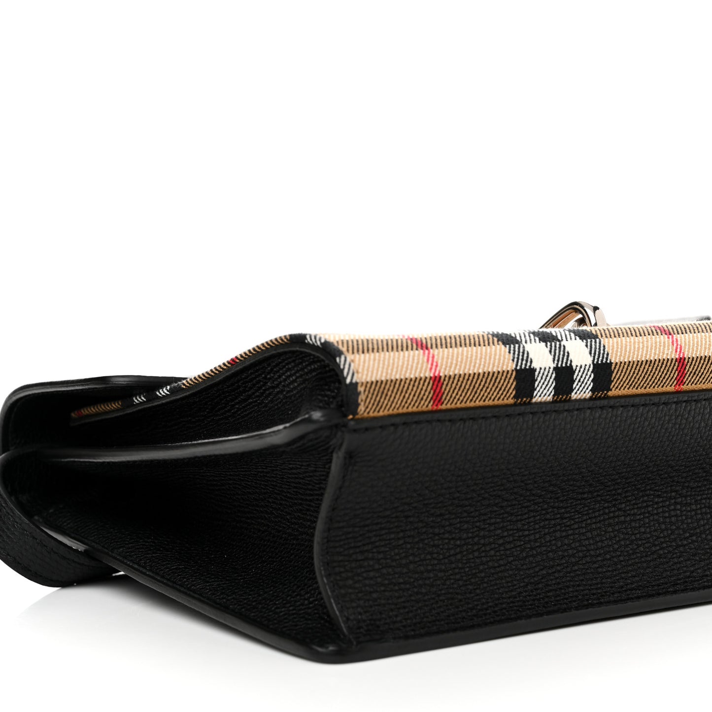 Derby Calfskin Vintage Check Small Macken Crossbody Bag Black