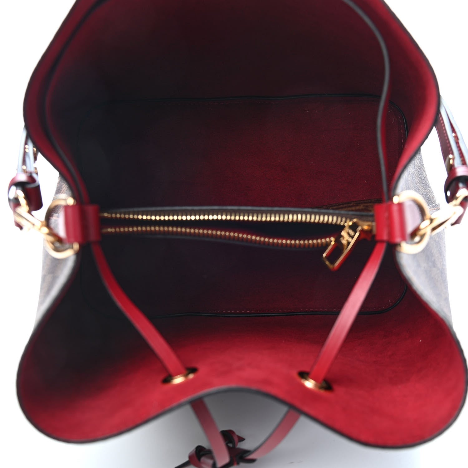 Louis Vuitton Damier Ebene Neonoe MM Cherry Berry 5 of 8