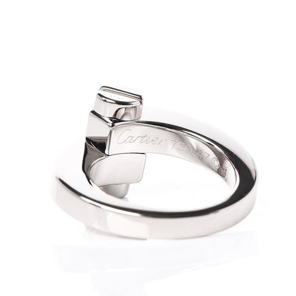 Cartier 18K White Gold Menotte Ring 47 4 6 of 6