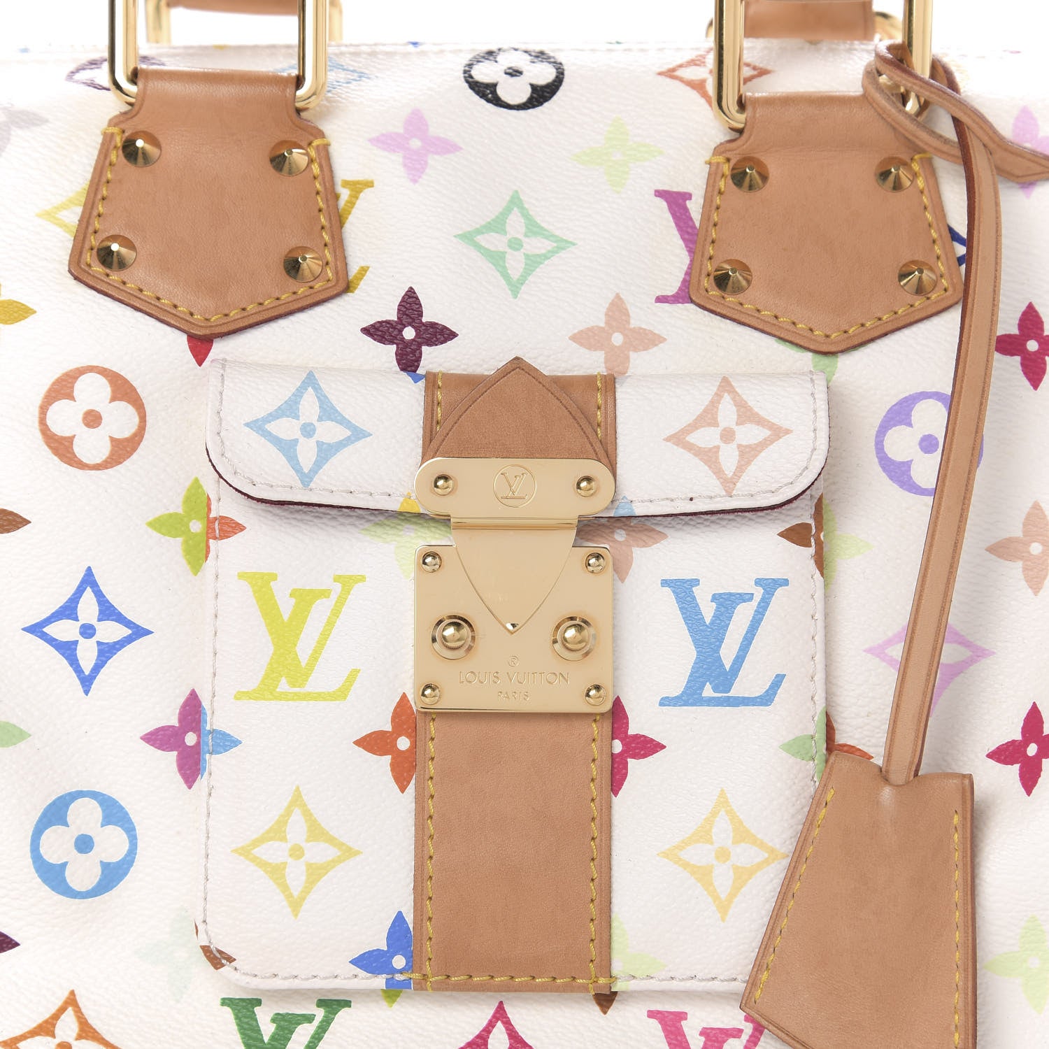 Louis Vuitton Monogram Multicolor Speedy 30 White 12 of 12