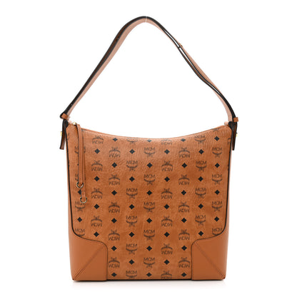 MCM Visetos Medium Klara Hobo Cognac 1 of 9