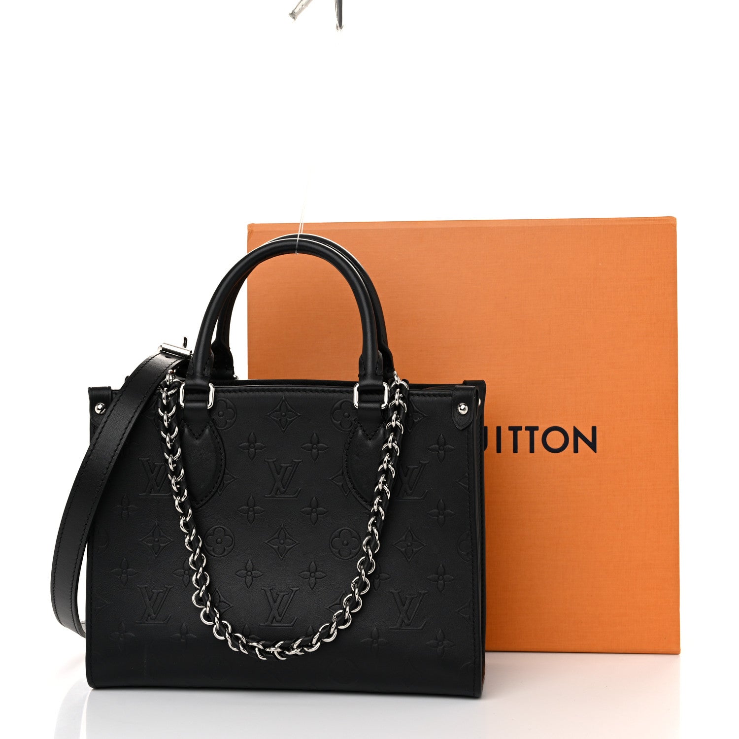 Louis Vuitton Calfskin Monogram Bold Onthego PM Black 12 of 12